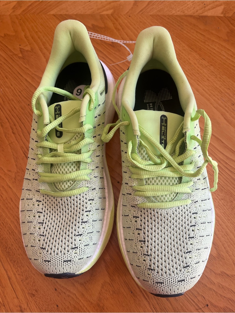 Under Armour Women’s Lime Green Knit Running Shoes